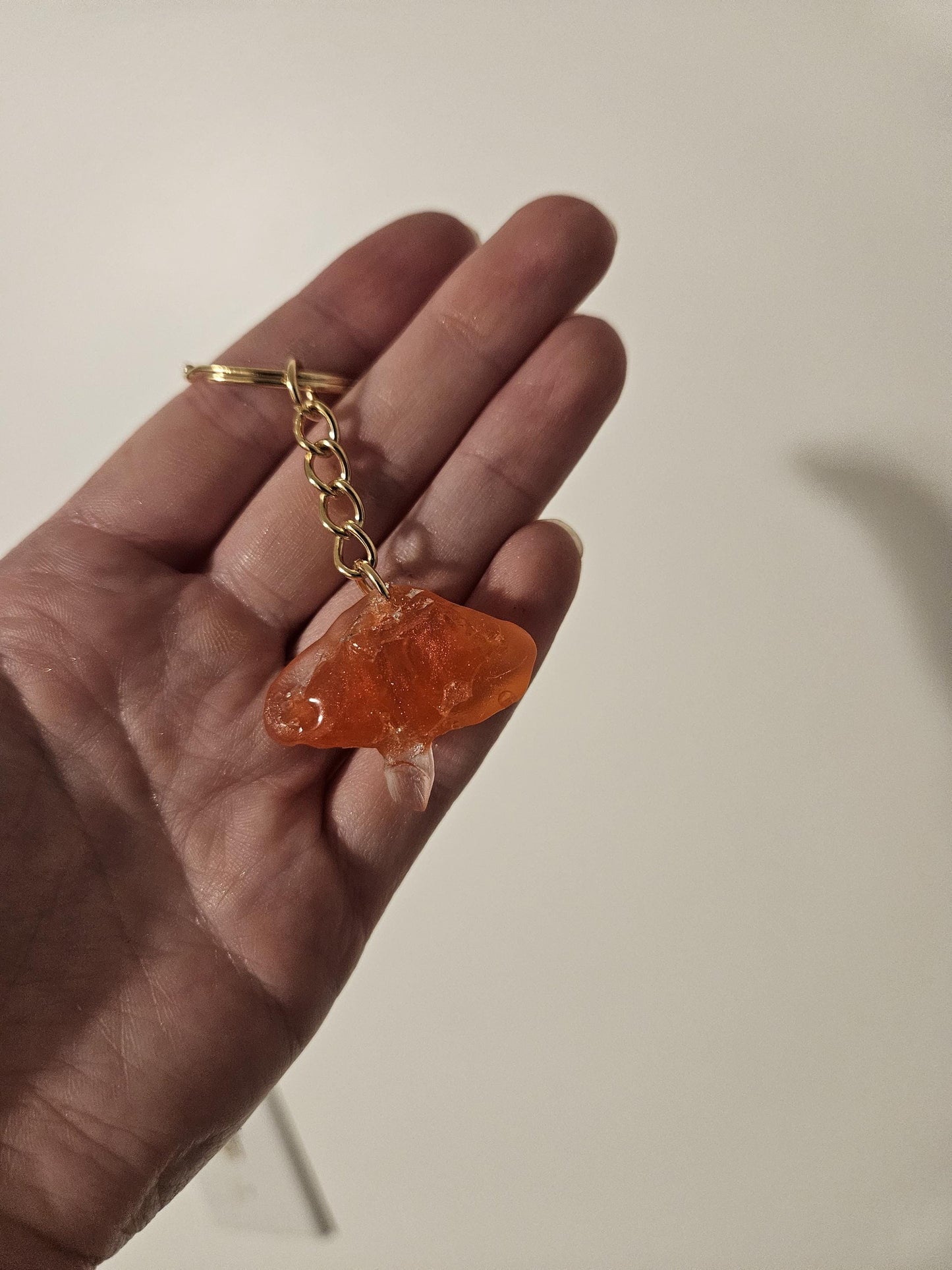 Custom Mushroom Keychains Personalized Color Original Mold Fall Gift