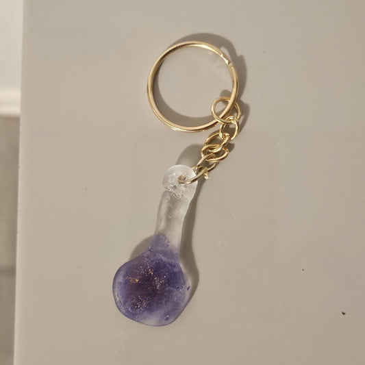 Custom Halloween Potion Bottle Keychain: Personalized Color Gift