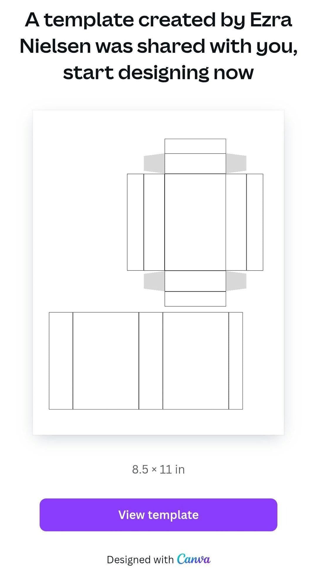 Matchbox Template Canva Editable File with Fold Lines Personalize for Weddings, Party Favors, or Gifts