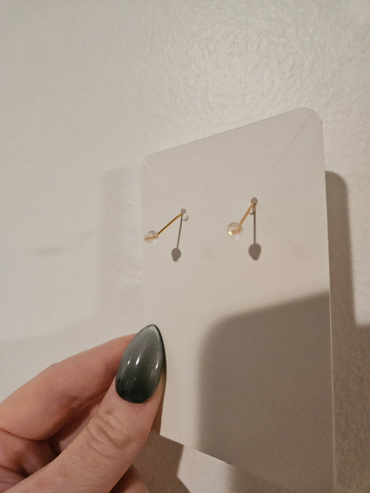 Handmade Gold Plated Pumpkin Earrings