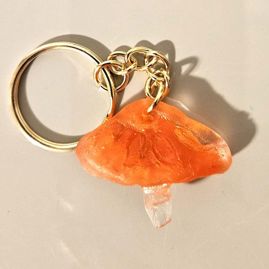 Custom Mushroom Keychains Personalized Color Original Mold Fall Gift
