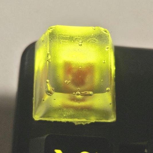 Blank Keycap Cherry Profile Blank ESC, Shift, & Caps Lock Cherry MX Profile Resin Transparent Blank Keycaps for DIY Customization