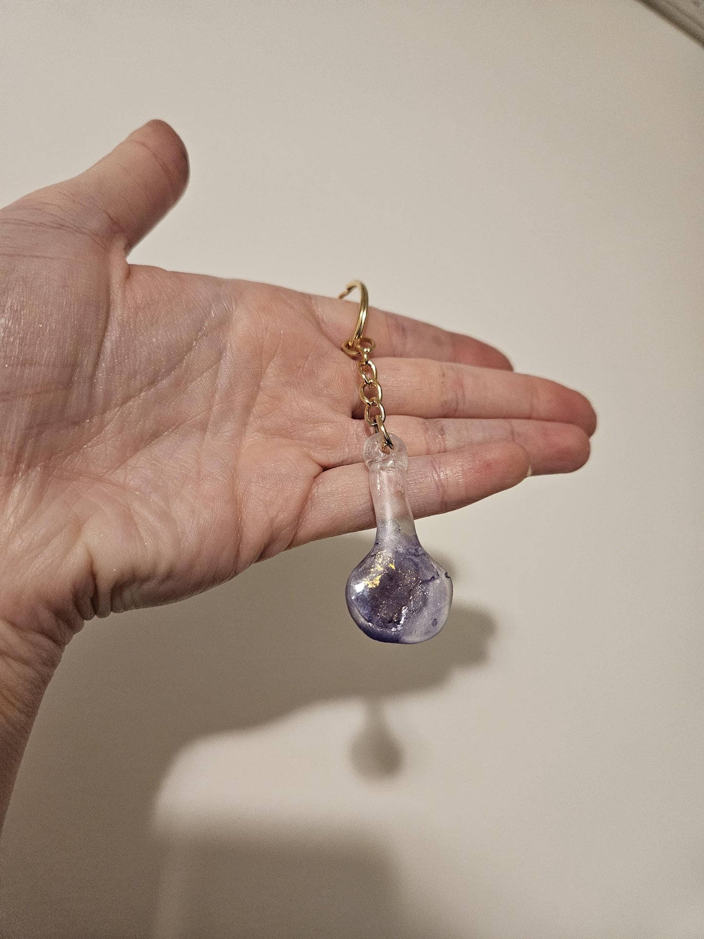 Custom Halloween Potion Bottle Keychain: Personalized Color Gift