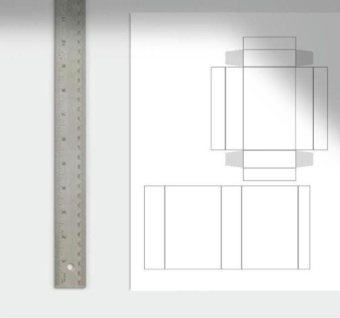 Matchbox Template Canva Editable File with Fold Lines Personalize for Weddings, Party Favors, or Gifts