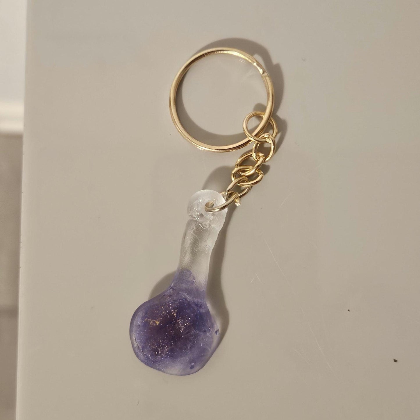 Custom Halloween Potion Bottle Keychain: Personalized Color Gift