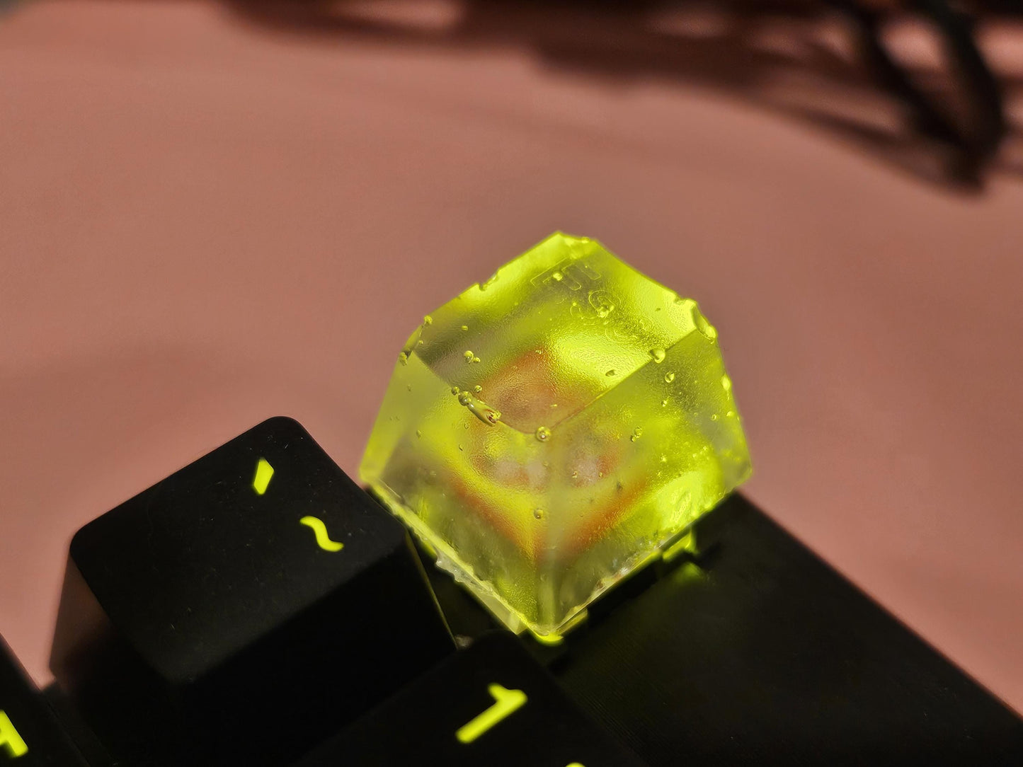 Blank Keycap Cherry Profile Blank ESC, Shift, & Caps Lock Cherry MX Profile Resin Transparent Blank Keycaps for DIY Customization