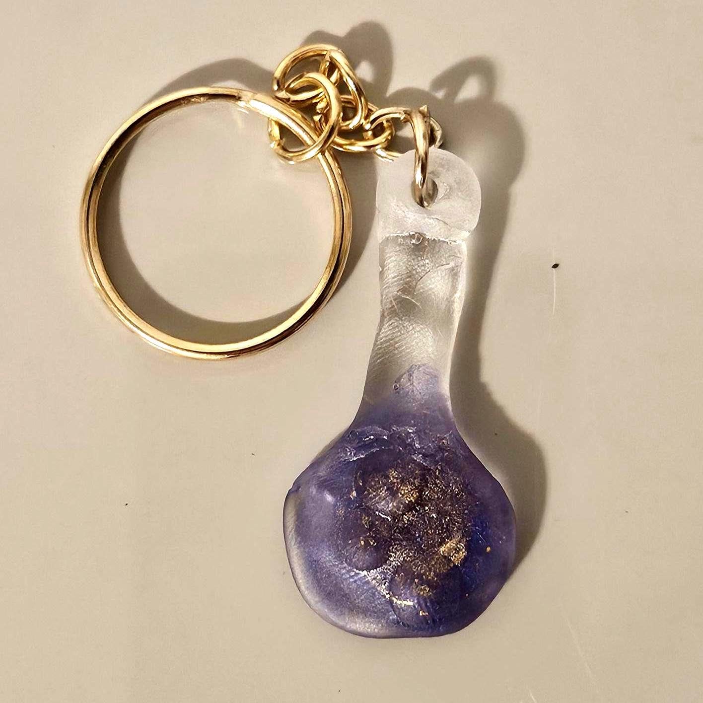 Custom Halloween Potion Bottle Keychain: Personalized Color Gift