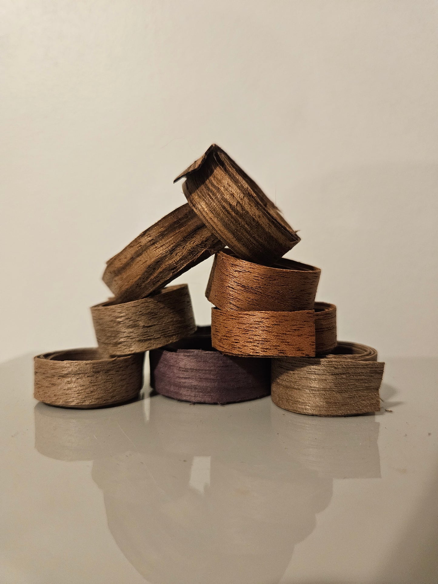 Pre-Coiled Bentwood Ring Blanks