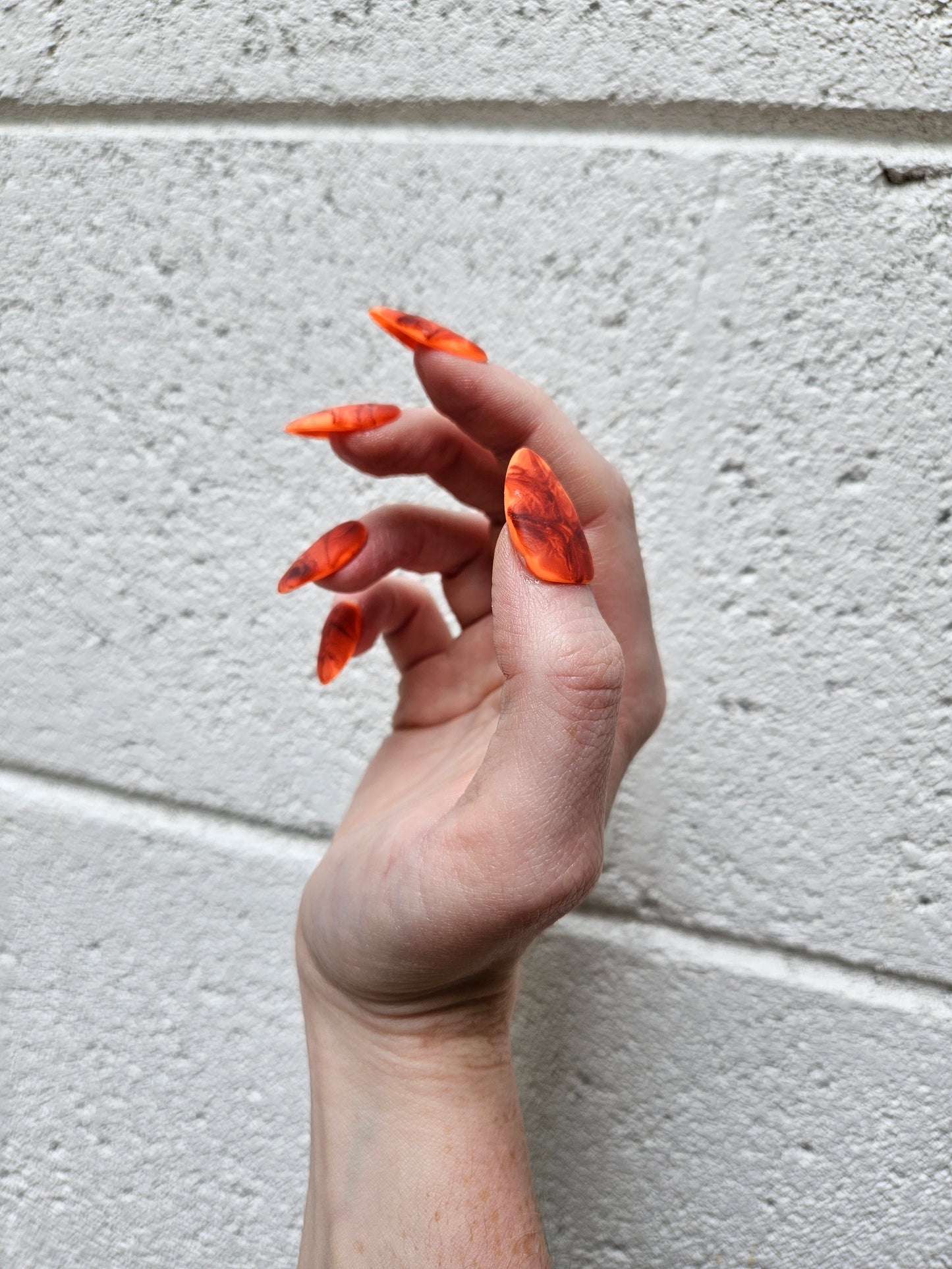 Leaf Almond Shaped Fall Press On Nail Set